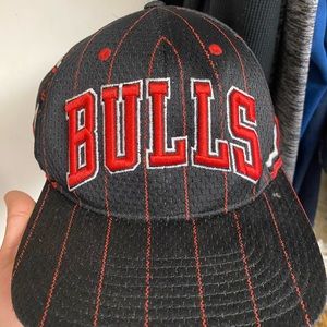 Mitchell and ness Chicago bulls hat. Worn.